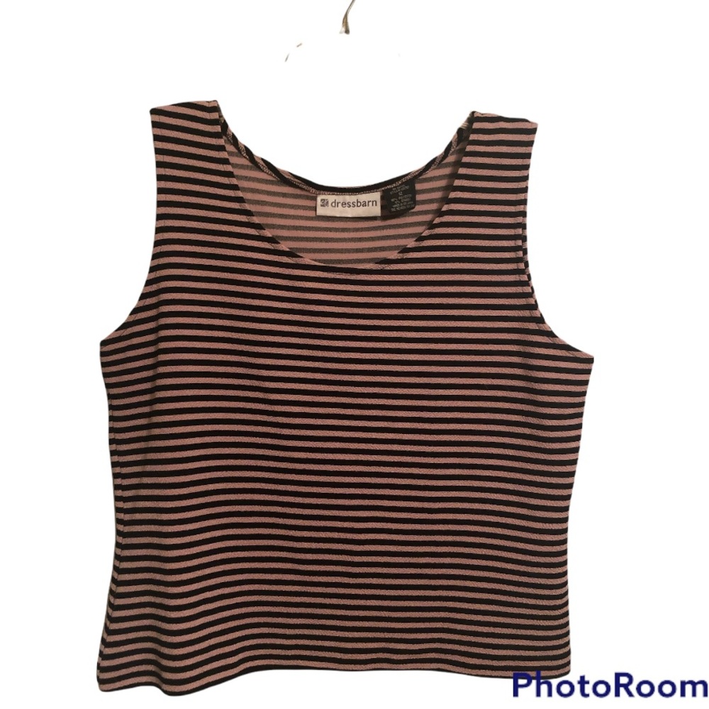 Dress barn striped tank top